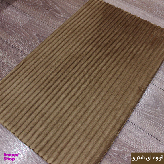 پادری شاران هوم مدل 3 لایه اسفنج دار طرح مخمل ویژه سایز 50×100 سانتی متر