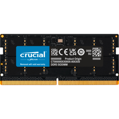 رم لپ تاپ DDR5 تک کانال 5600 مگاهرتز کروشیال مدل CL46 ظرفیت 32 گیگابایت