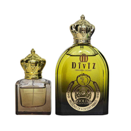 ادوپرفیوم دیوایز مدل شیخ گلد به همراه عطر جیبی شیخ