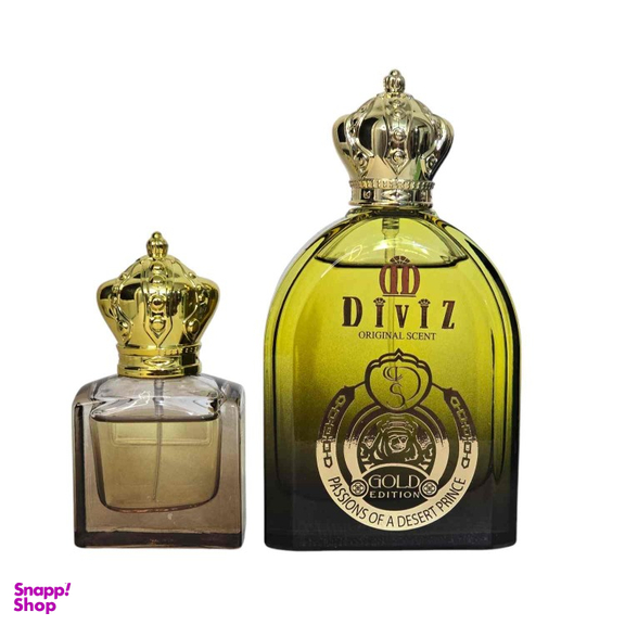 ادوپرفیوم دیوایز مدل شیخ گلد به همراه عطر جیبی شیخ