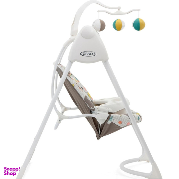 تاب برقی نوزاد گراکو مدل graco swing lovin hug patchwork grey new