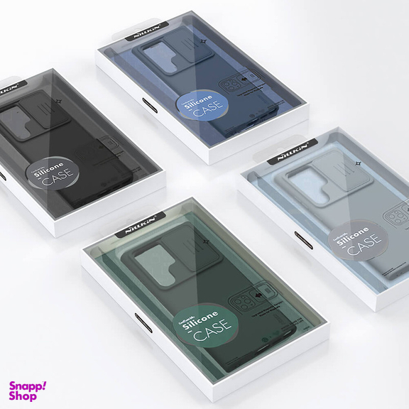 کاور نیلکین مدل CamShield Silky Silicon مناسب برای گوشی موبایل سامسونگ Galaxy S23 Ultra