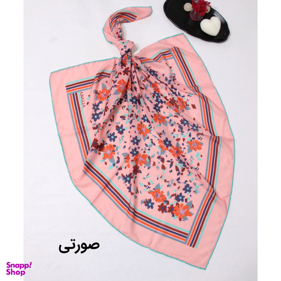 روسری زنانه آنالیا مدل نخی خنک تابستانی طرح گل ریز کد ana-5026