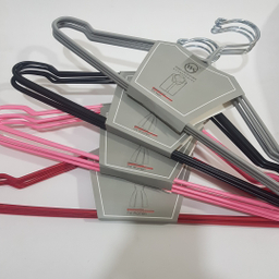 چوب لباسی W.S مدل روکشدار مجموعه 5 عددی