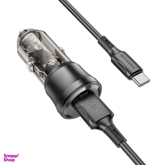 شارژر فندکی 18 وات بروفون مدل BZ23 به همراه کابل Type-C