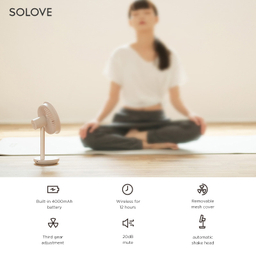 پنکه رومیزی ای آی سو لاو مدل F5 ظرفیت 4000 میلی آمپر ساعت