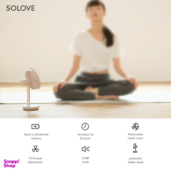 پنکه رومیزی ای آی سو لاو مدل F5 ظرفیت 4000 میلی آمپر ساعت