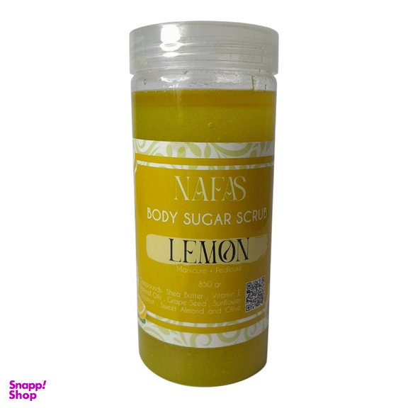 شوگر اسکراب نفس مدل lemon حجم 850 میلی لیتر