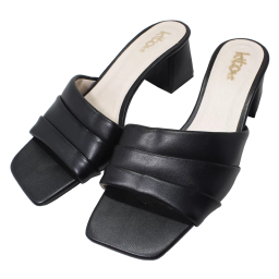 صندل زنانه کیتو مدل سی گل mk رنگ مشکی