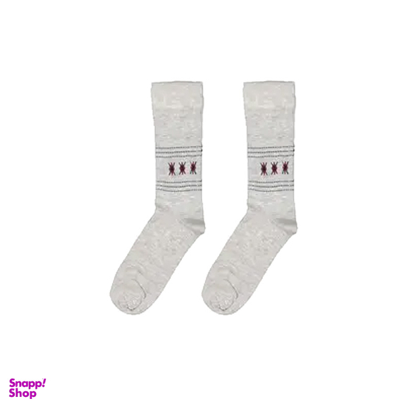 جوراب ساق بلند مردانه کروماکی مدل kmfw600 مجموعه 6 عددی