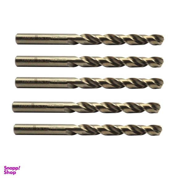 مته کبالت تانوس مدل YP-HSS-SIZE11 سایز 11 میلی متر مجموعه 5 عددی