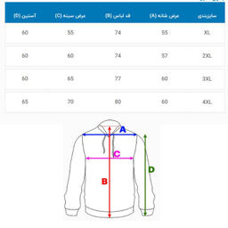 هودی مردانه کد nasr رنگ مشکی