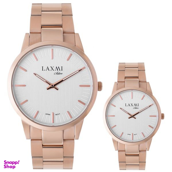 ست ساعت مچی عقربه ای زنانه و مردانه لاکسمی مدل 1-8122G-8122L