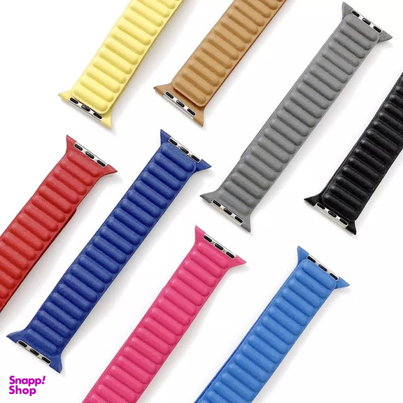 بند گرین مدل Leather Magnets مناسب برای اپل واچ 42/44/45/49 میلی متری