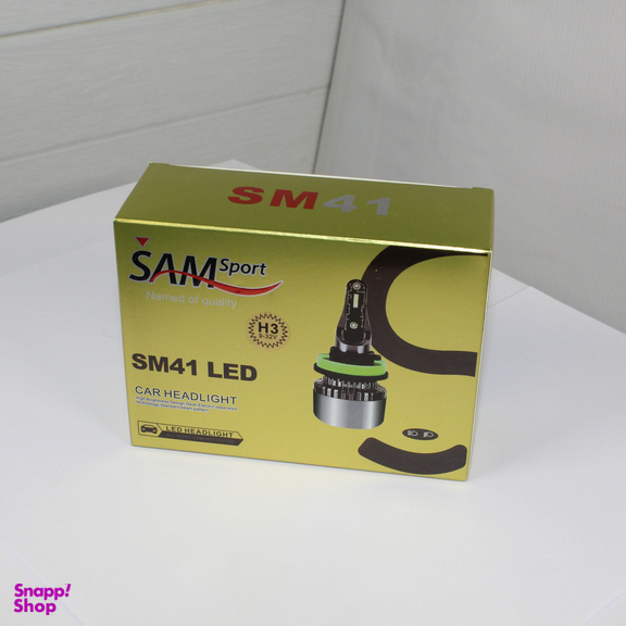 لامپ هدلایت خودرو سام مدل SM41 کد H3 بسته 2 عددی