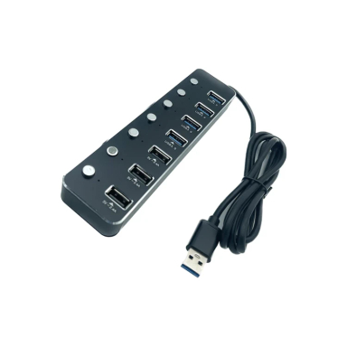 USB هاب 7 پورت کی نت مدل KHUAMH107 H10