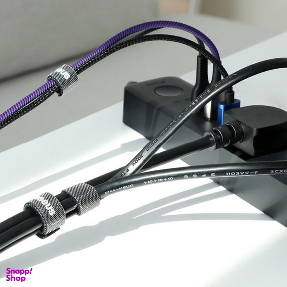 بند نظم دهنده کابل باسئوس مدل Rainbow Circle Velcro Strap طول 1 متر