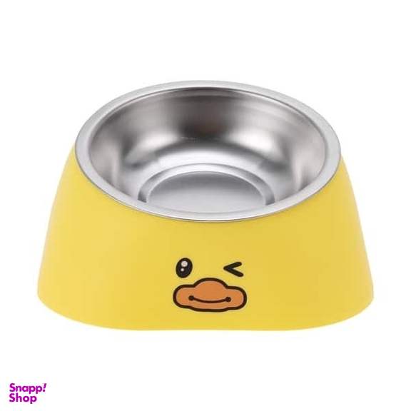 ظرف آب و غذای سگ و گربه مدل شیب دار طرح اردک کد 21567