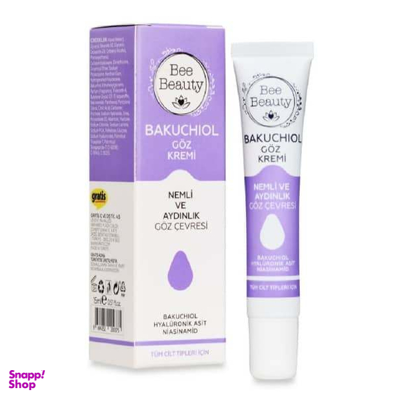 کرم ضد چروک دور چشم بی بیوتی مدل bakuchiol حجم 15 میلی لیتر