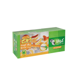 کیسه زیپدار کوالا کد 0040 سایز 18×20 سانتی‌ متر مجموعه 2 بسته 40 عددی