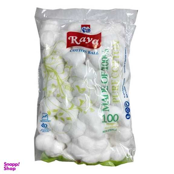 پنبه آرایشی رایا مدل توپکی بسته 100 عددی