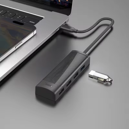 هاب USB چهار پورت Type-C هوکو مدل HB41 طول 20 سانتی متر