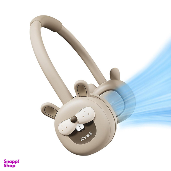 پنکه گردنی زوی زویی مدل Bunny کد F18 ظرفیت 1800 میلی آمپر ساعت