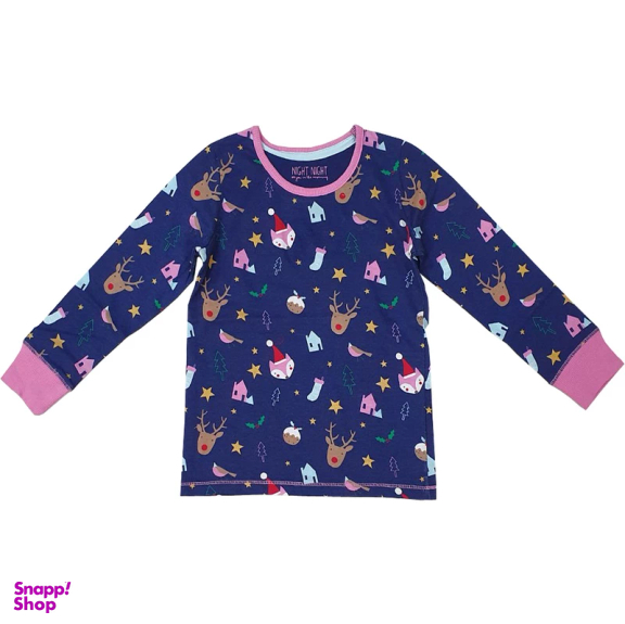 بلوز دخترانه طرح tree کد b98