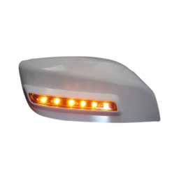 فلاپ آینه چراغ دار خودرو کالانیکس مدل FEL-QUKICKWH10368 مناسب کوییک مجموعه 2 عددی