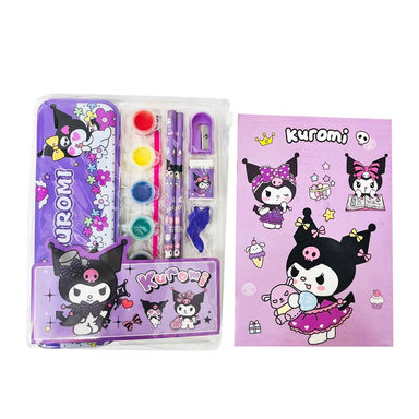 بسته لوازم تحریر مدل کرومی کد 83 مجموعه 9 عددی