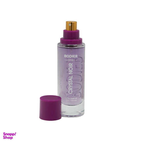 عطر جیبی زنانه رودیر مدل CRYSTAL NOIR حجم 30 میلی لیتر