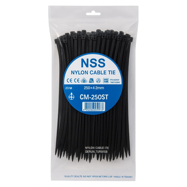 بست کمربندی 20 سانتی متر کد 20 بسته 100 عددی