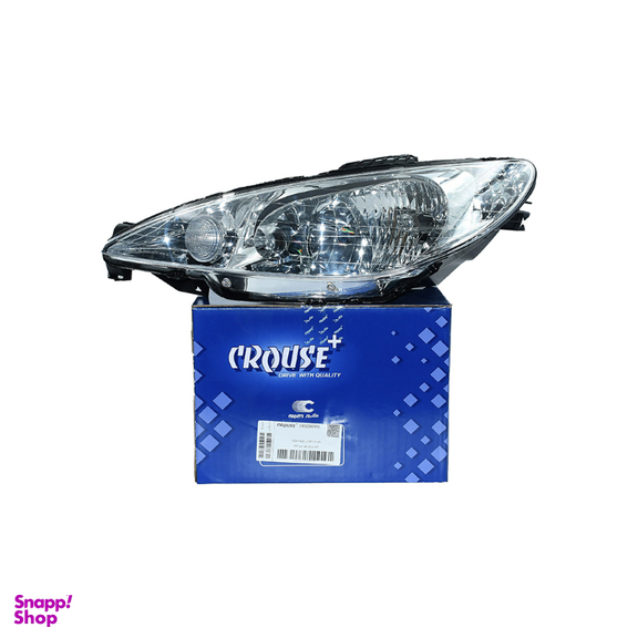 چراغ جلو چپ خودرو کروز پلاس مدل بدون لامپ و موتور کد CR50060501 مناسب 206