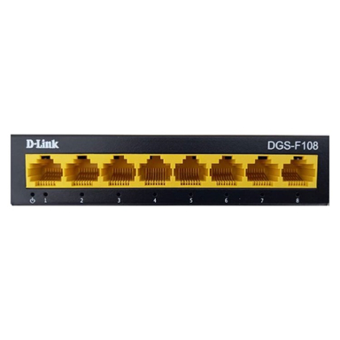 سوییچ 8 پورت دی-لینک مدل DGS F108