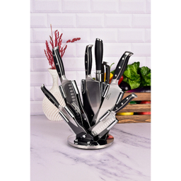 سرویس 8 پارچه چاقو آشپزخانه یونیک طرح 5 کد 5533