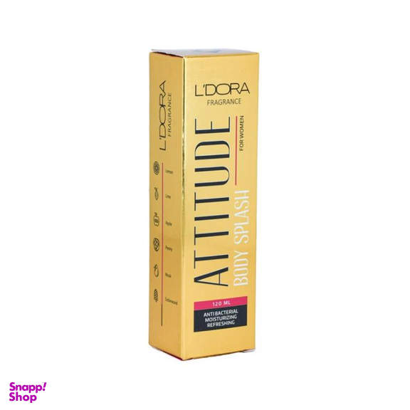 اسپری خوشبو کننده بدن زنانه لدورا مدل Attitude حجم 120 میلی لیتر