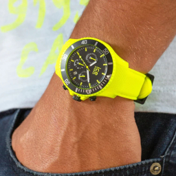 ساعت عقربه ای مردانه آیس کد 019838 رنگ زرد