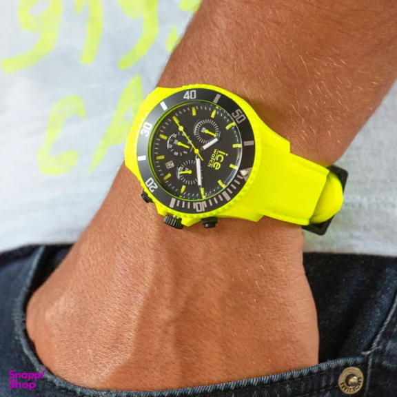 ساعت عقربه ای مردانه آیس کد 019838 رنگ زرد