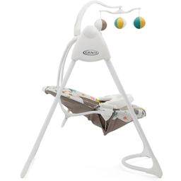 تاب برقی نوزاد گراکو مدل graco swing lovin hug patchwork grey new