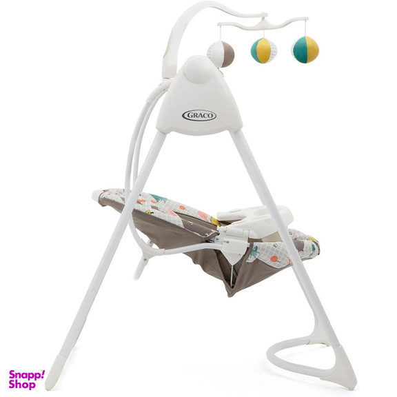 تاب برقی نوزاد گراکو مدل graco swing lovin hug patchwork grey new