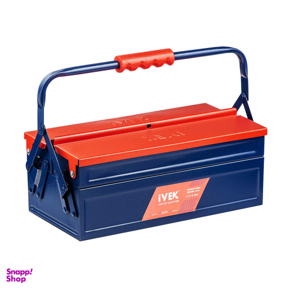 جعبه ابزار فلزی 40 سانتی متر دو طبقه ایوک کد K-8252