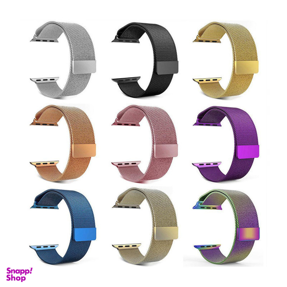 بند اپیکوی مدل Milanese Loop مناسب برای اپل واچ سری 1/2/3/4/5/6/7/8/SE/Ultra سایز 42/44/45/49 میلی متری