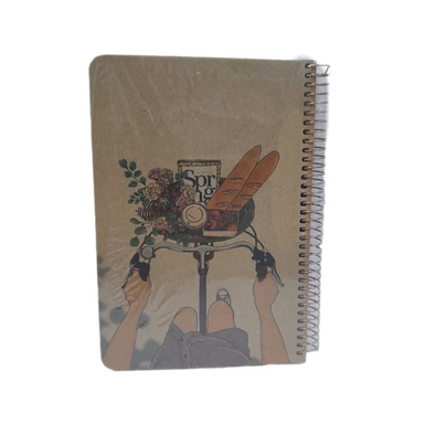 دفترچه یاداشت خط دار ۷۰ برگ طرح دوچرخه کد 804