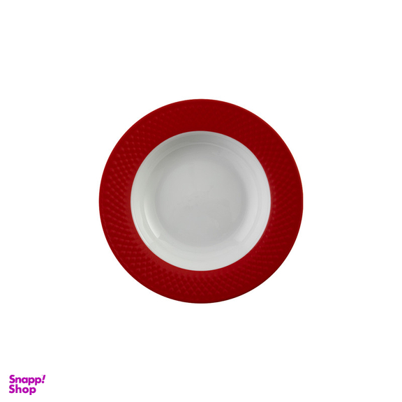 بشقاب خورش خوری چینی زرین ایران مدل رادیانس کد 22 درجه عالی بسته 6 عددی