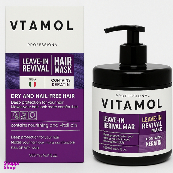 ماسک مو ویتامول مدل کراتین حجم 500 میلی لیتر