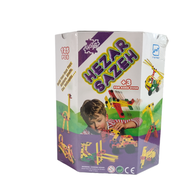 ساختنی هزار سازه 125 قطعه فکر آذین کد 19180