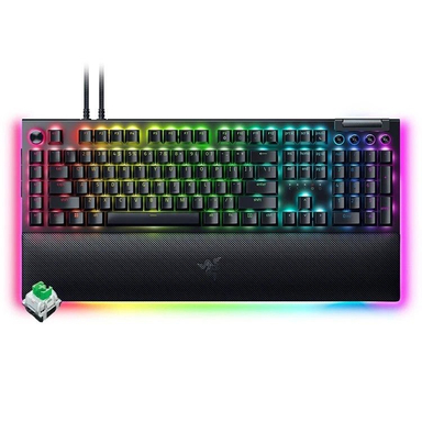 کیبورد باسیم مخصوص بازی ریزر مدل Blackwidow V4 PRO Green SW