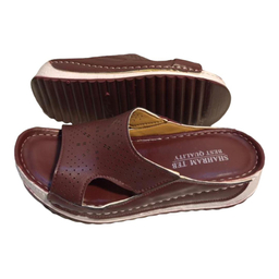 دمپایی زنانه شهرام طب مدل مهتاب رنگ زرشکی