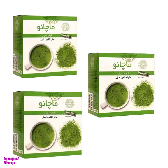 چای ماچا ماچانو وزن 100 گرم بسته 3 عددی