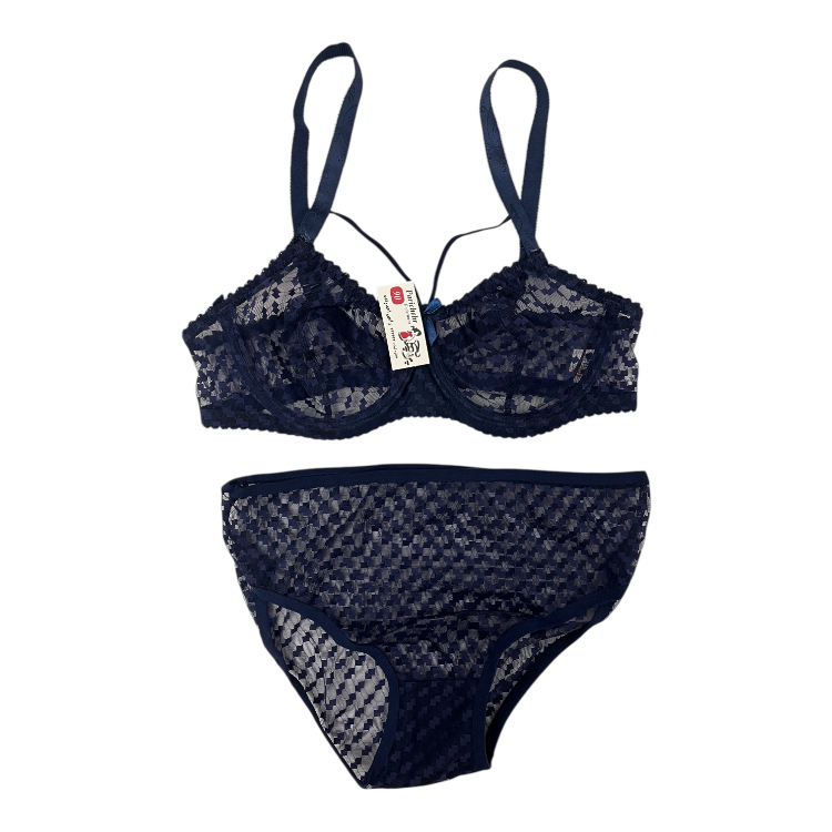 ست شورت و سوتین زنانه پریچهر کد NM-PR-02 رنگ سرمه‌ ای